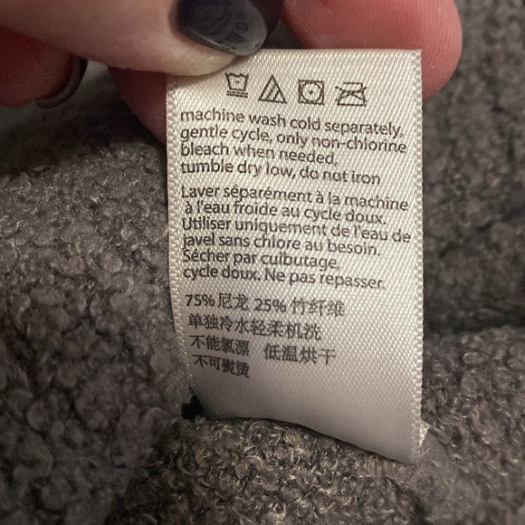 Barefoot Dreams Cozychic Lite Circle Cardigan Womens L/XL Taupe Cozy loungewear - Picture 9 of 9